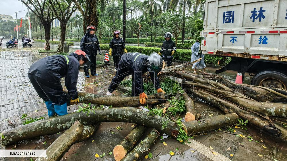 Typhoon Matmo Landfall - China