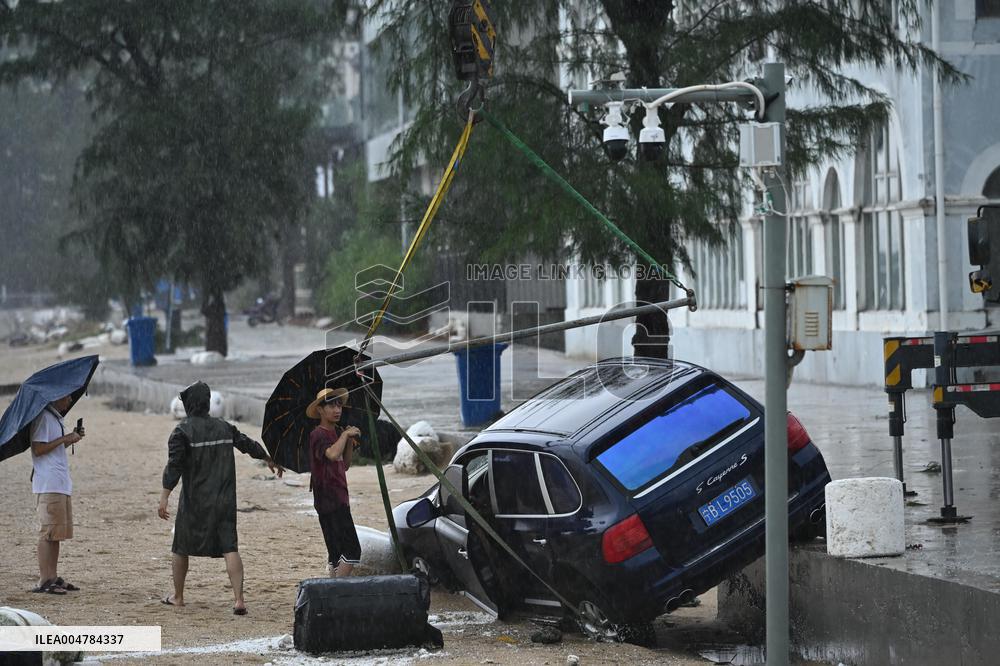 Typhoon Matmo Landfall - China