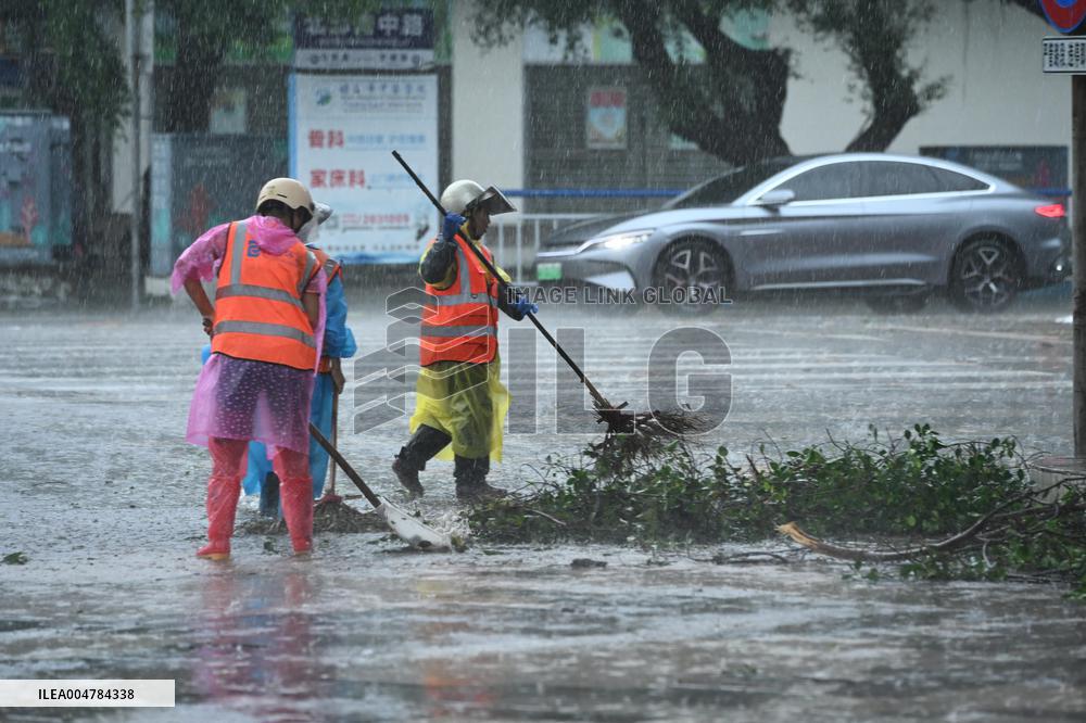 Typhoon Matmo Landfall - China