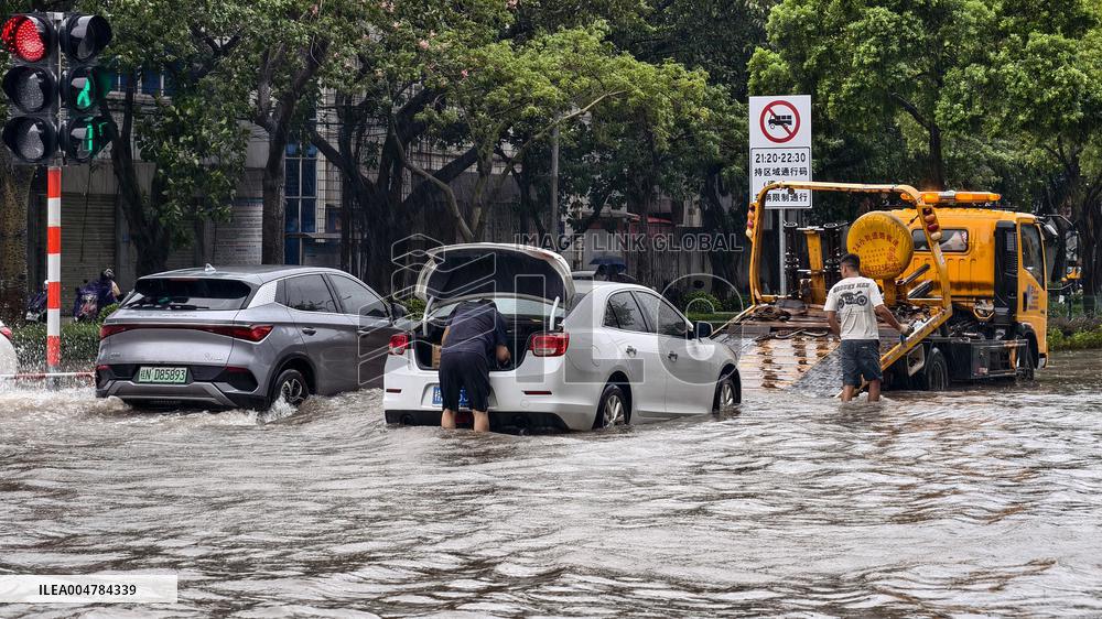 Typhoon Matmo Landfall - China