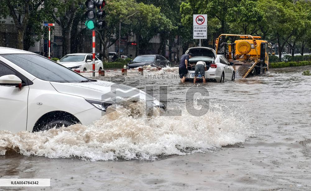 Typhoon Matmo Landfall - China