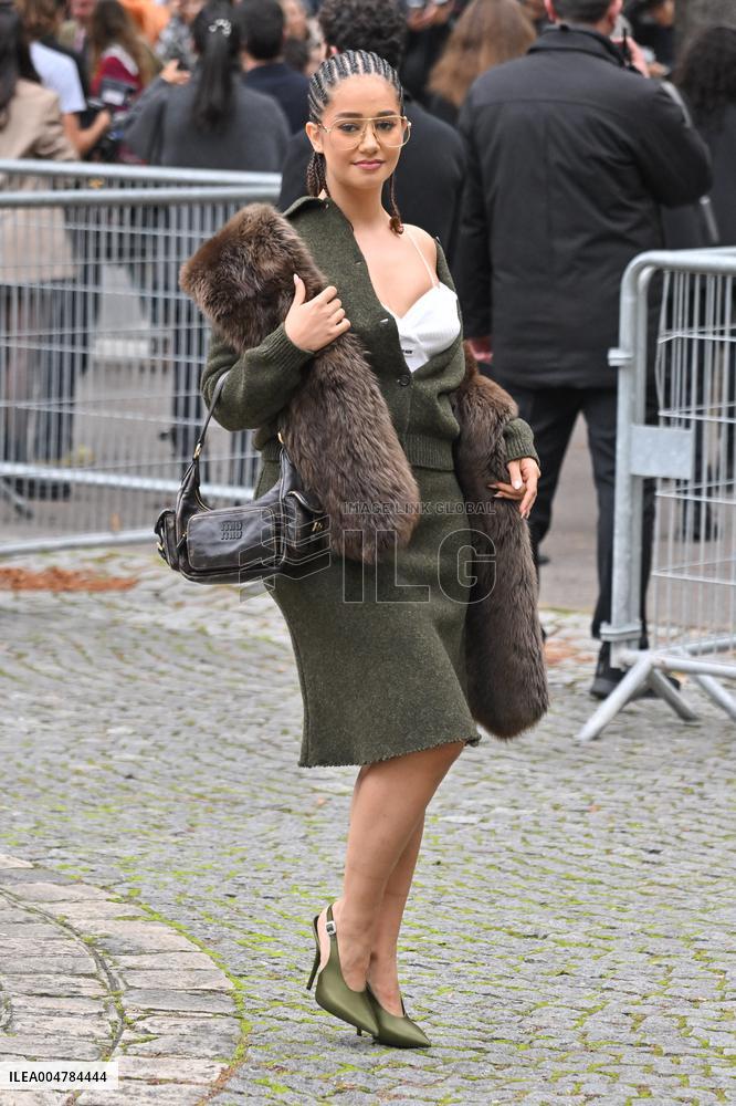 PFW Miu Miu Outside Arrivals