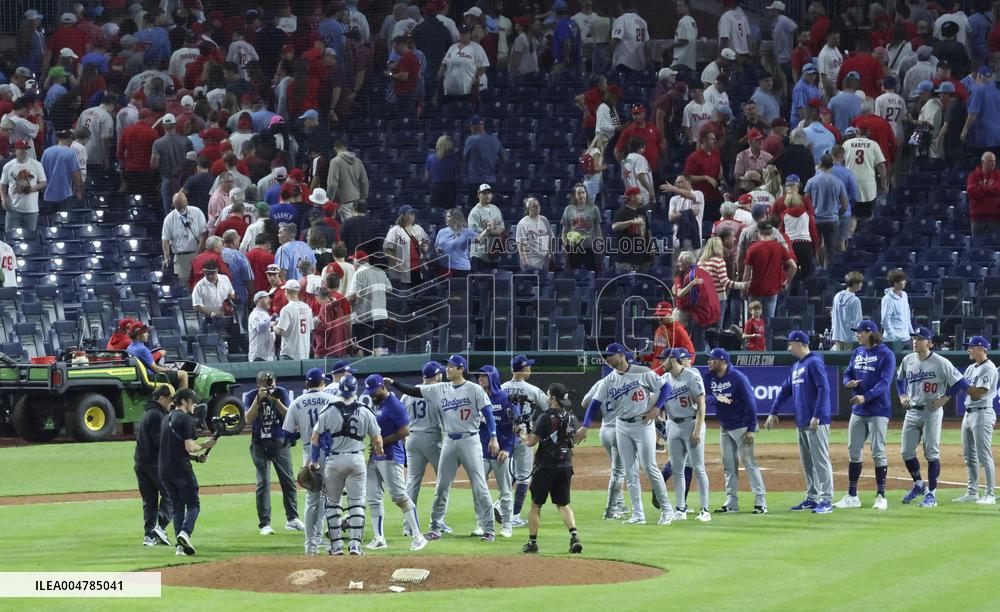 Baseball: Division Series between Dodgers and Phillies