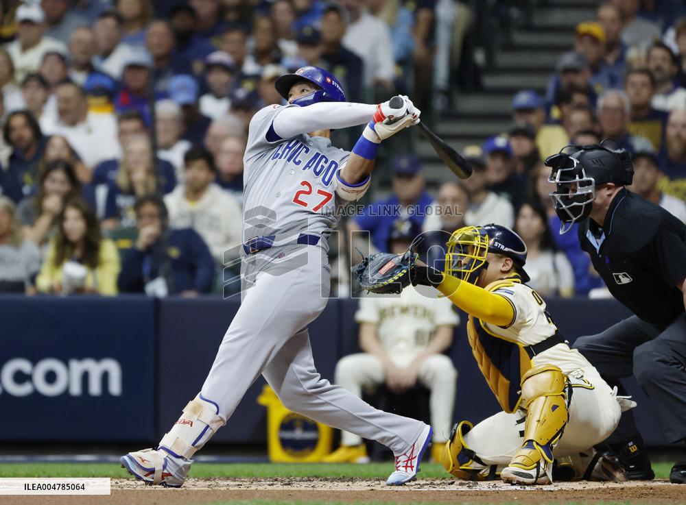Baseball: Division Series between Cubs and Brewers