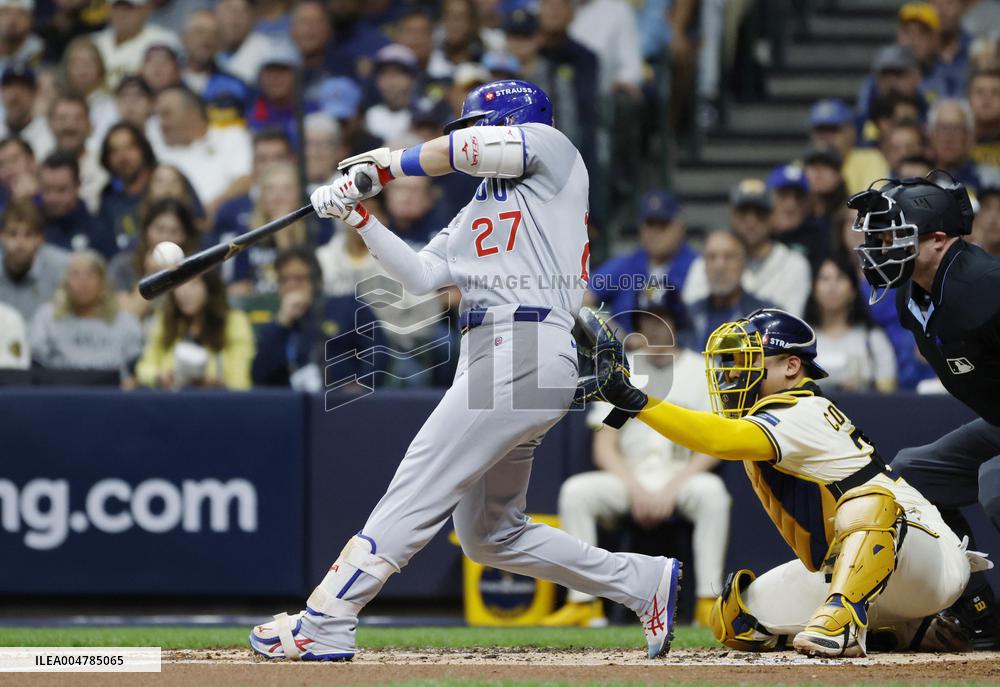 Baseball: Division Series between Cubs and Brewers