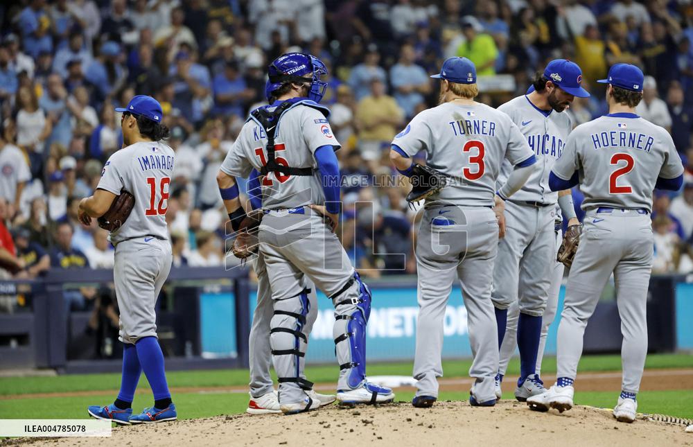 Baseball: Division Series between Cubs and Brewers