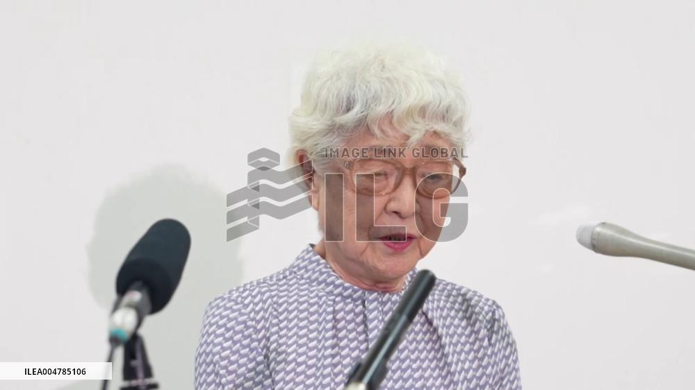 [Breaking news]Abductee Megumi Yokota's mother meets press