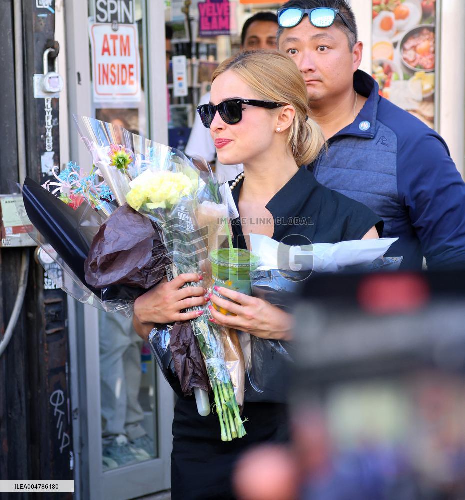 Addison Rae out in New York