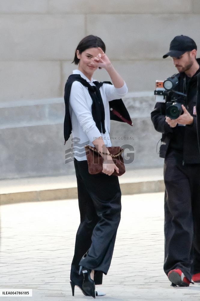 PFW - Celebs Arrive At Chanel Show