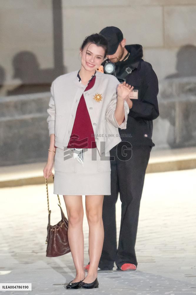 PFW - Celebs Arrive At Chanel Show