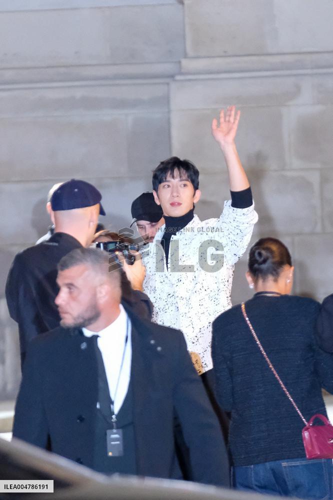 PFW - Celebs Arrive At Chanel Show