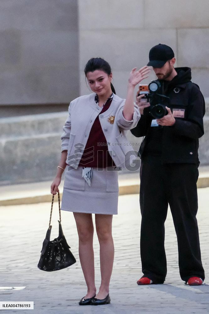 PFW - Celebs Arrive At Chanel Show