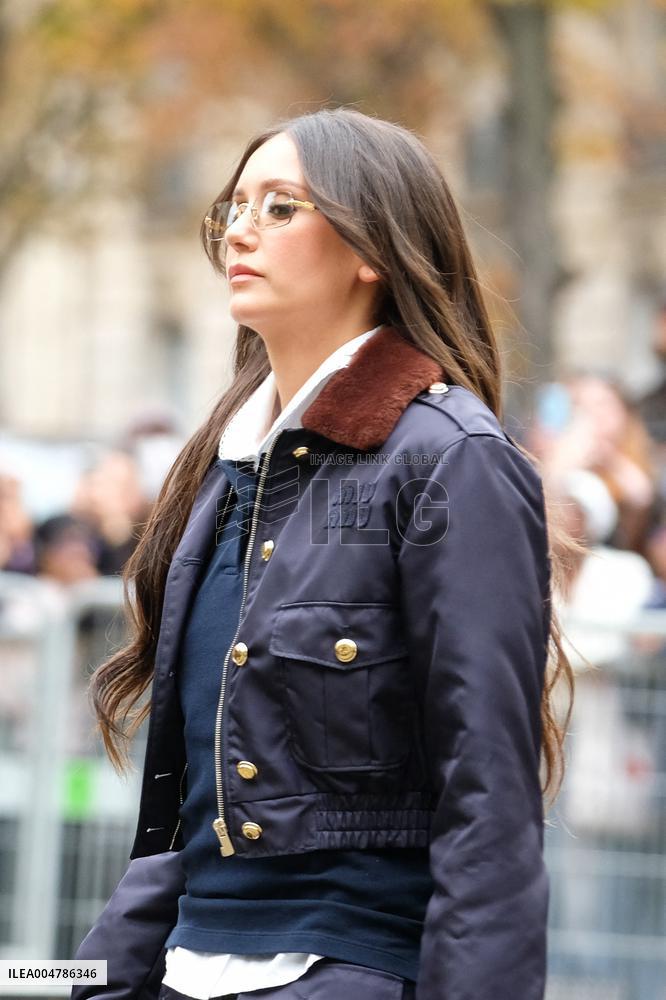 PFW - Miu Miu Outside Arrivals