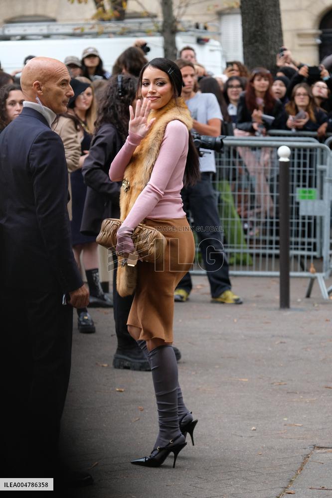 PFW - Miu Miu Outside Arrivals