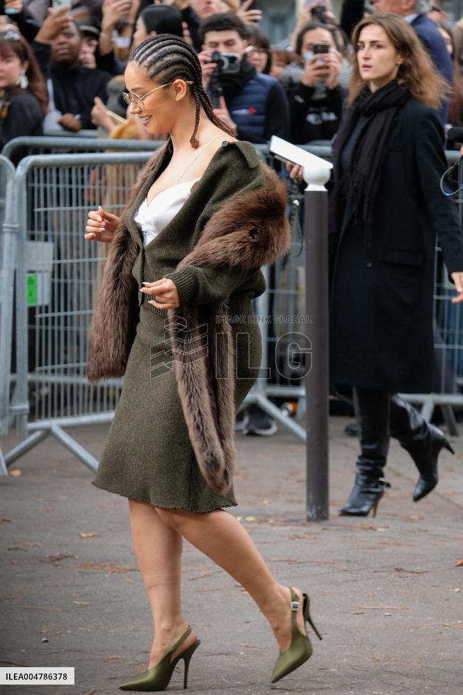 PFW - Miu Miu Outside Arrivals