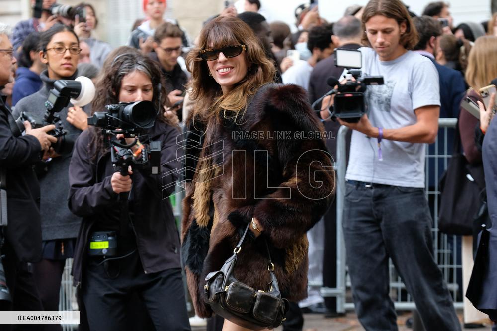 PFW - Miu Miu Outside Arrivals
