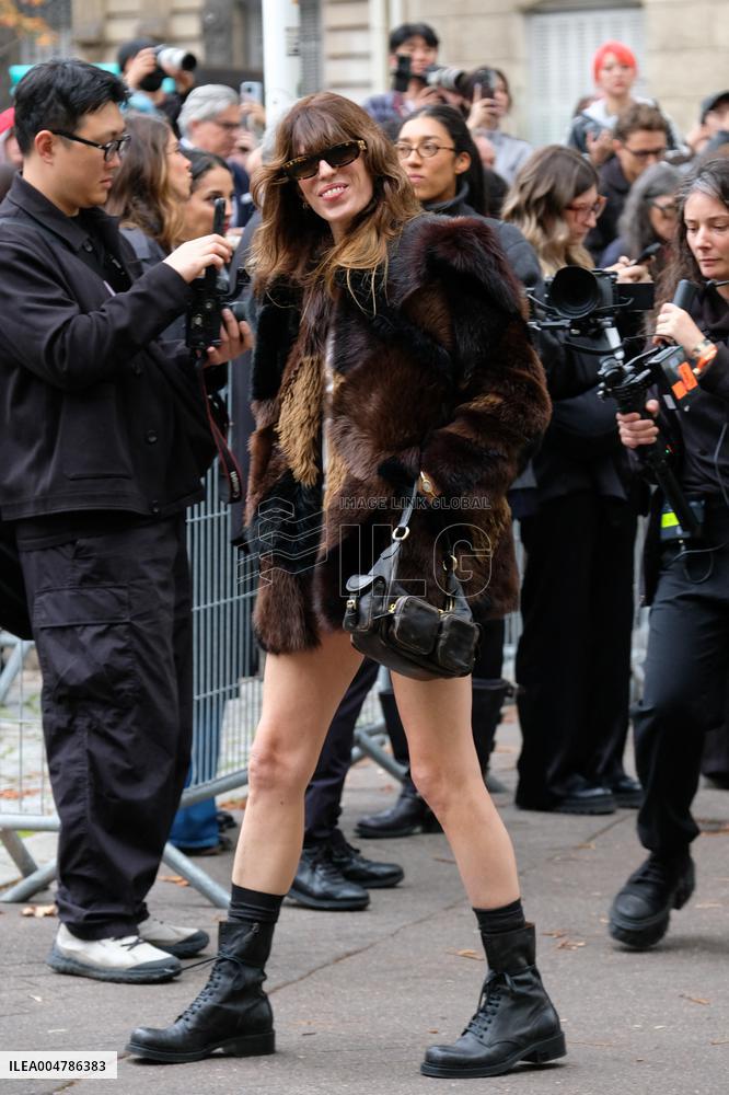 PFW - Miu Miu Outside Arrivals