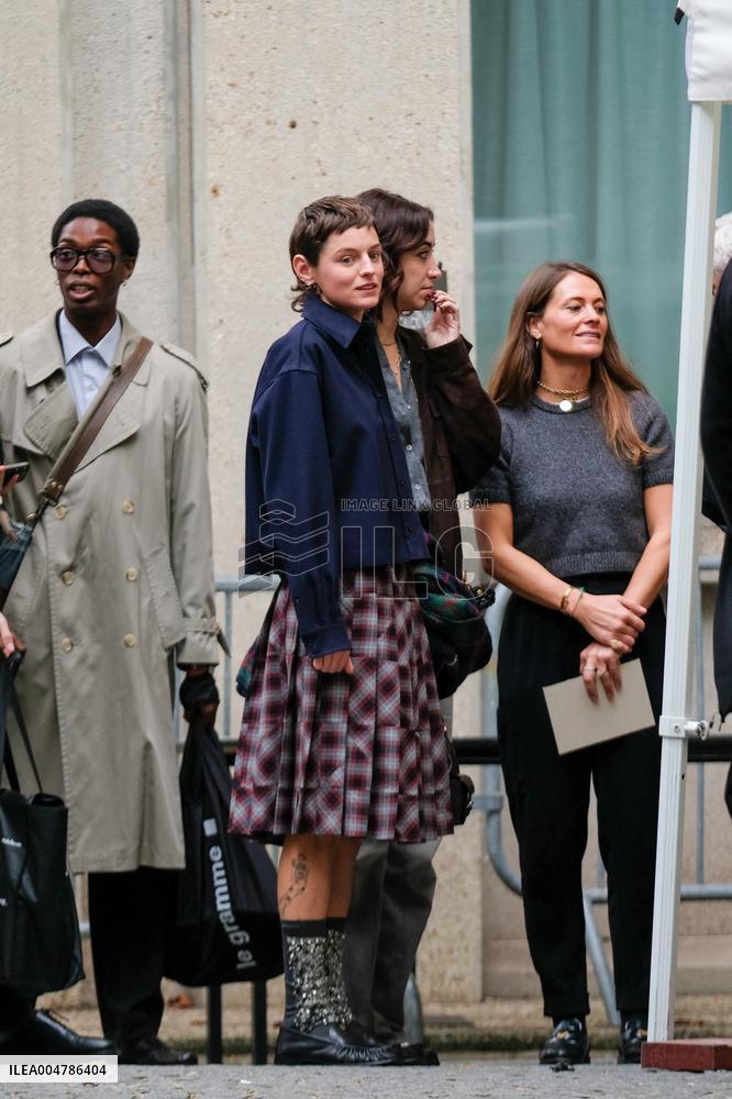 PFW - Miu Miu Outside Arrivals