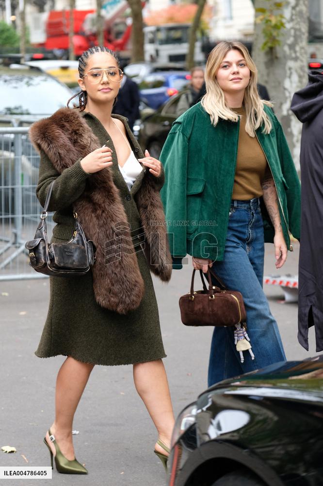 PFW - Miu Miu Outside Arrivals