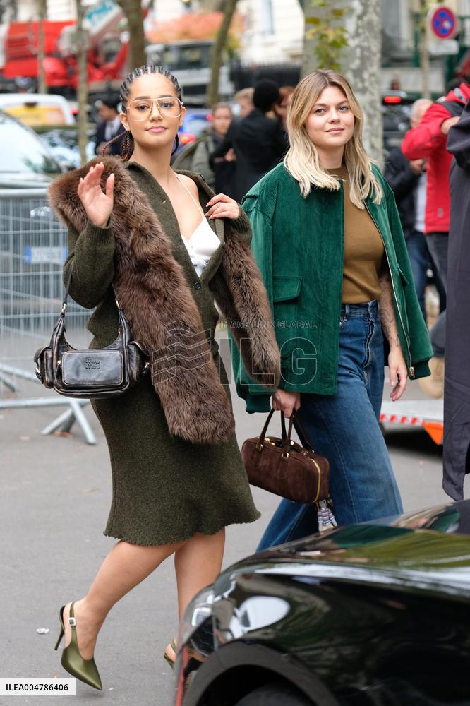 PFW - Miu Miu Outside Arrivals