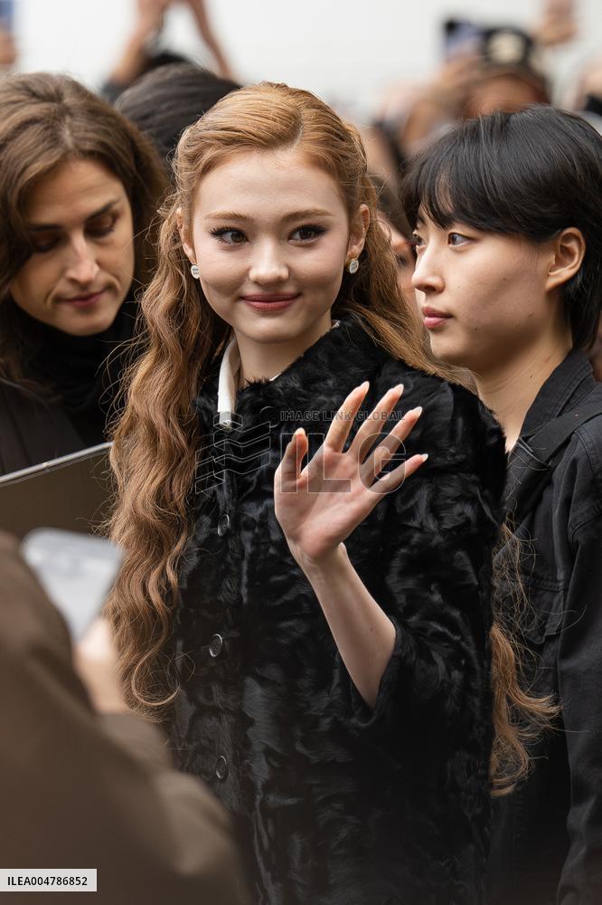 PFW Miu Miu Outside Arrivals