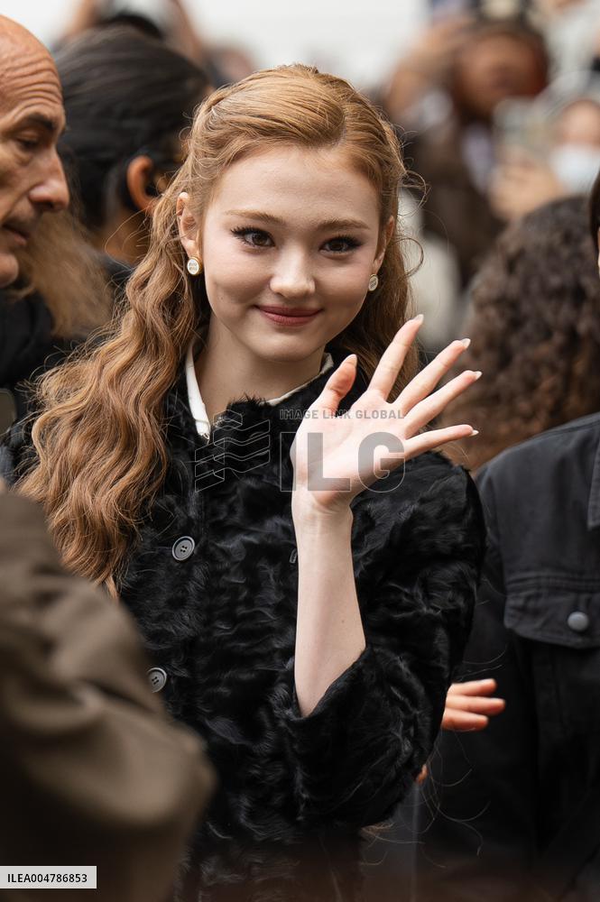 PFW Miu Miu Outside Arrivals