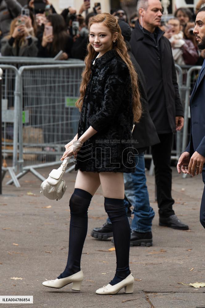 PFW Miu Miu Outside Arrivals