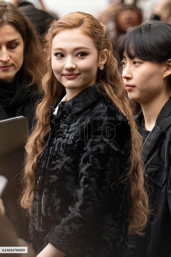 PFW Miu Miu Outside Arrivals