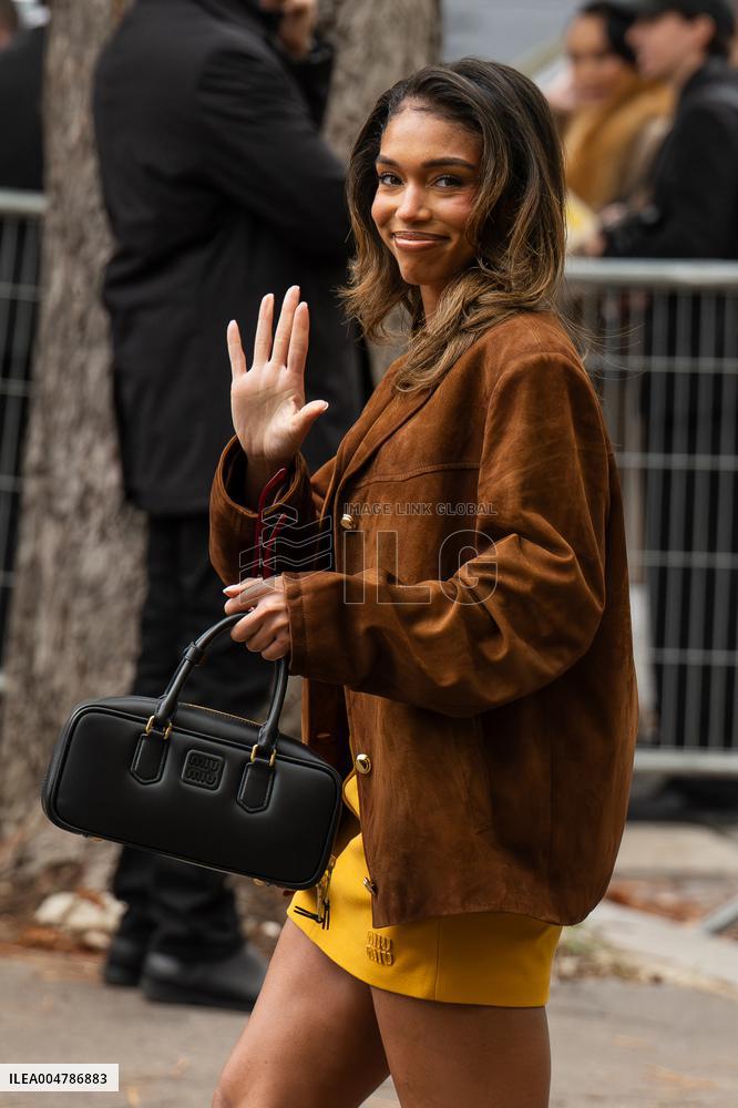 PFW Miu Miu Outside Arrivals