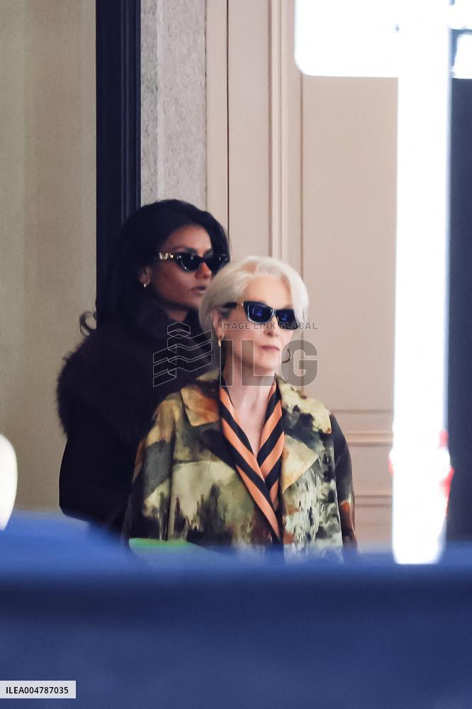 The Devil Wears Prada 2 Filming - Milan