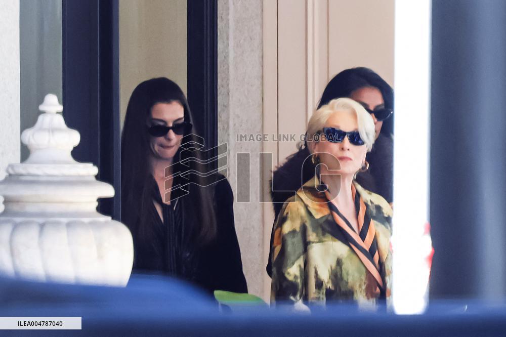 The Devil Wears Prada 2 Filming - Milan