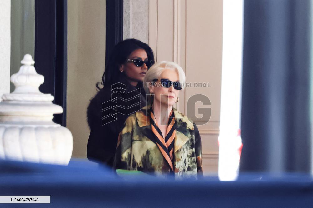 The Devil Wears Prada 2 Filming - Milan