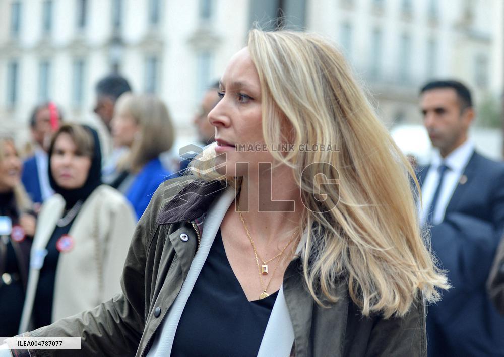 Marion Marechal Speaks To Media - Paris