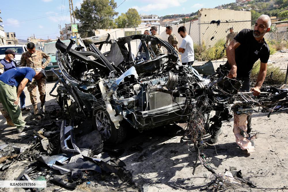 Missiles Fired By Israeli Forces In Nabatieh - Lebanon