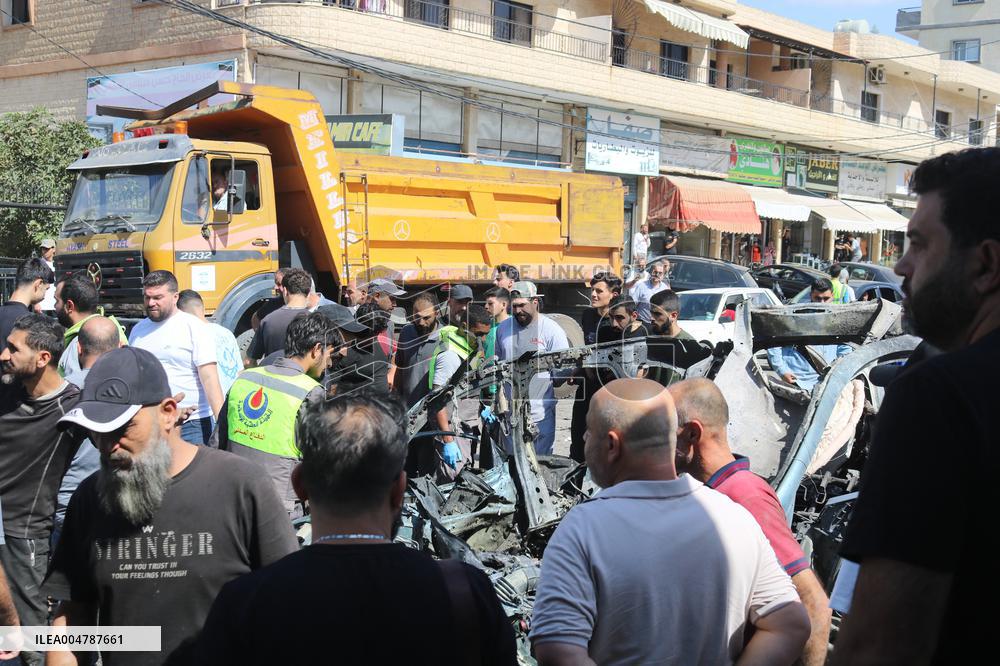 Missiles Fired By Israeli Forces In Nabatieh - Lebanon