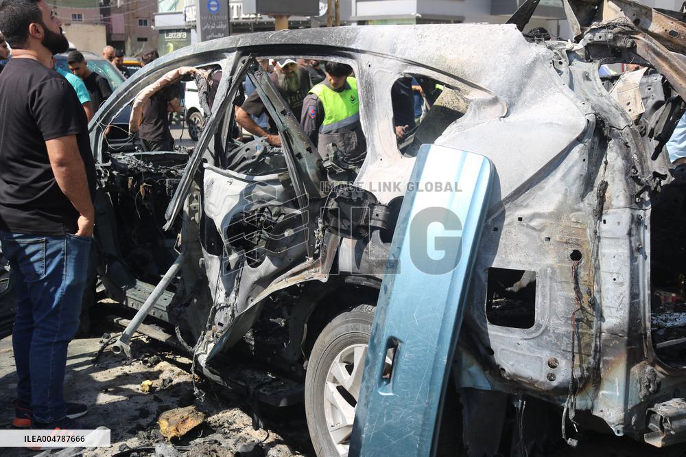 Missiles Fired By Israeli Forces In Nabatieh - Lebanon