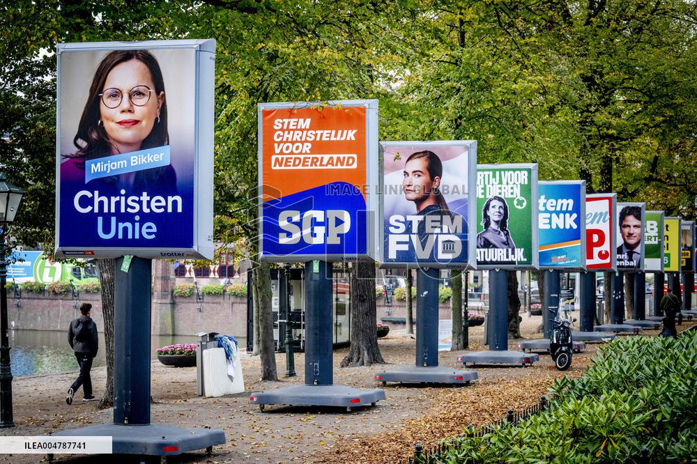 Netherlands Election Posters For 2025 Elections - The Hague