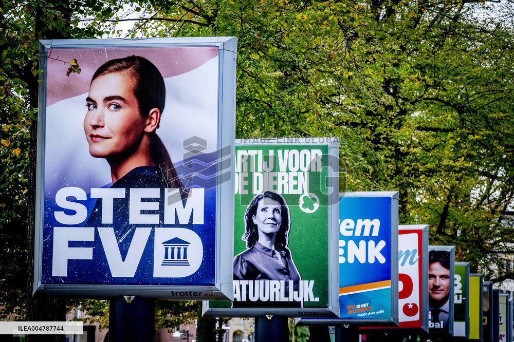 Netherlands Election Posters For 2025 Elections - The Hague