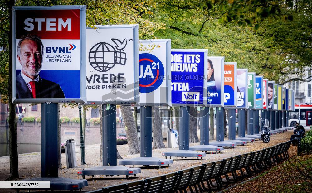 Netherlands Election Posters For 2025 Elections - The Hague