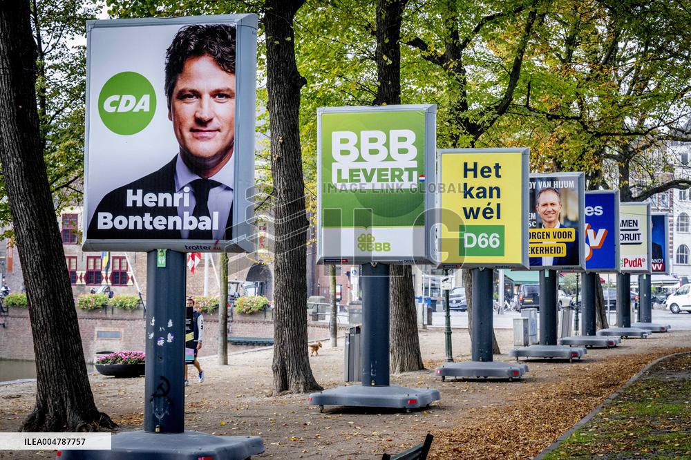 Netherlands Election Posters For 2025 Elections - The Hague