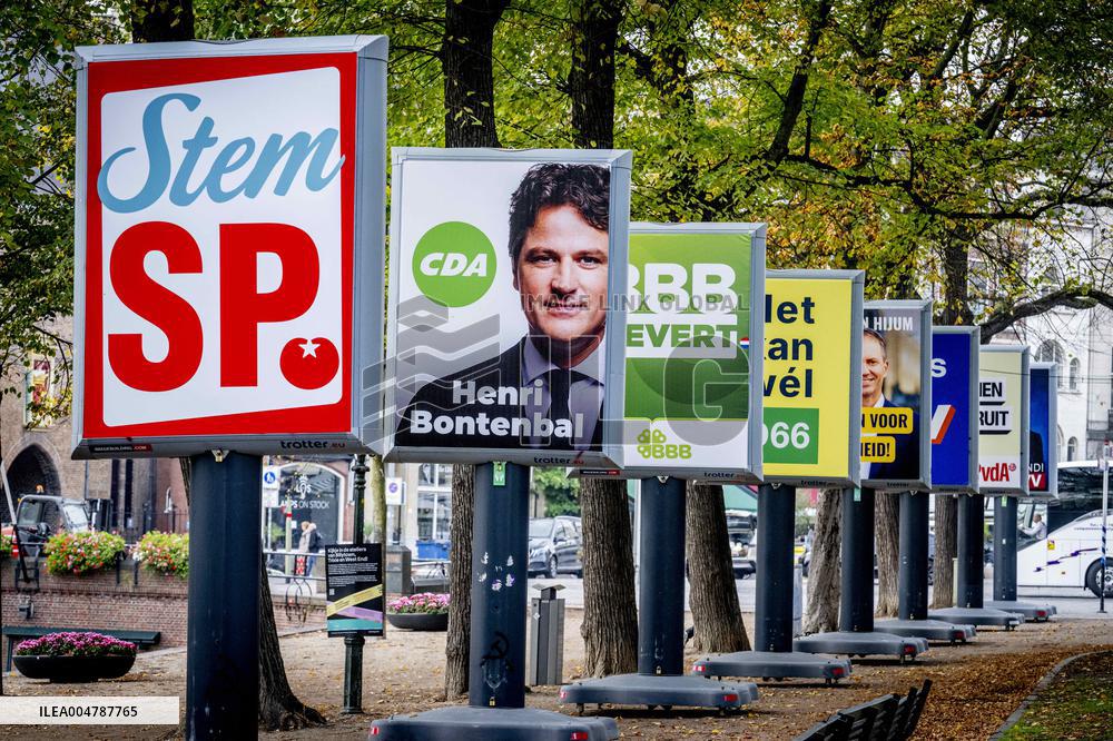 Netherlands Election Posters For 2025 Elections - The Hague