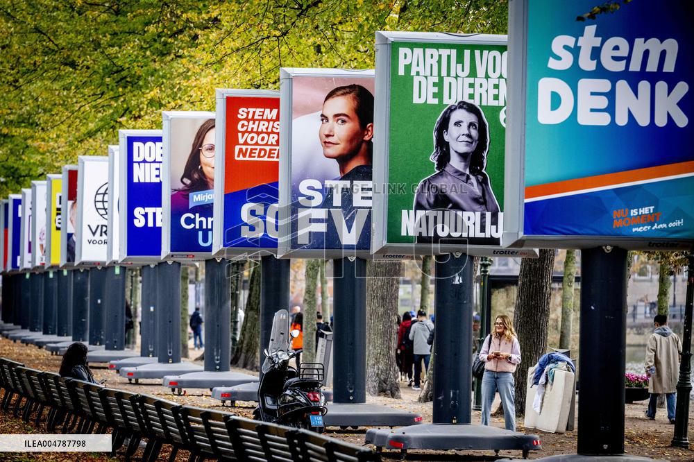 Netherlands Election Posters For 2025 Elections - The Hague