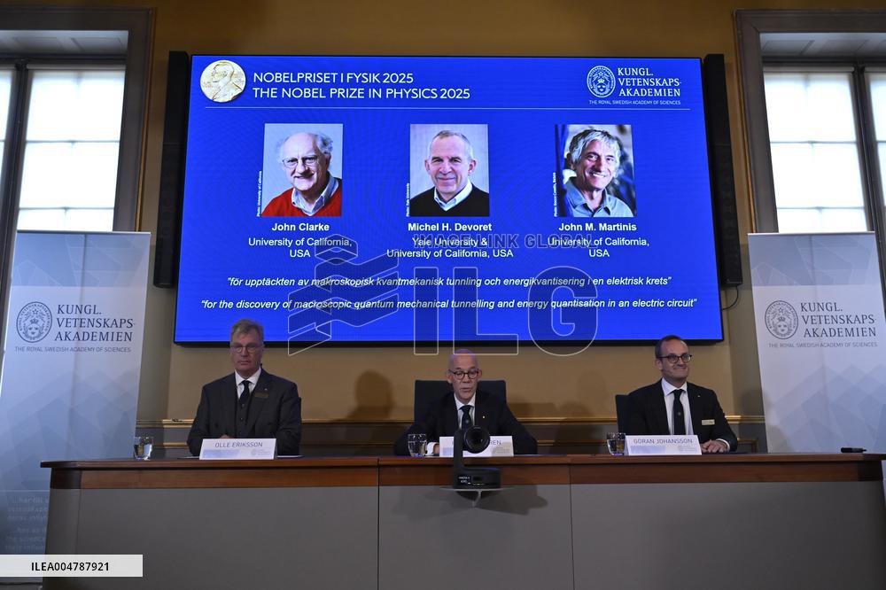 THE NOBEL PRIZE IN PHYSICS IS ANNOUNCED