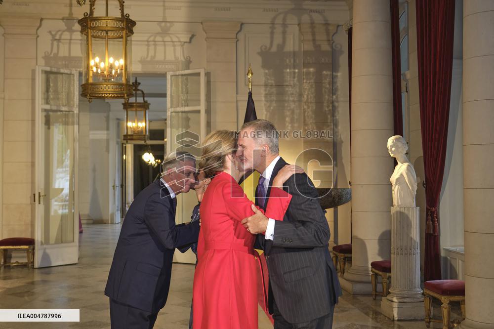 Spanish Royals Visit Belgium - Brussels