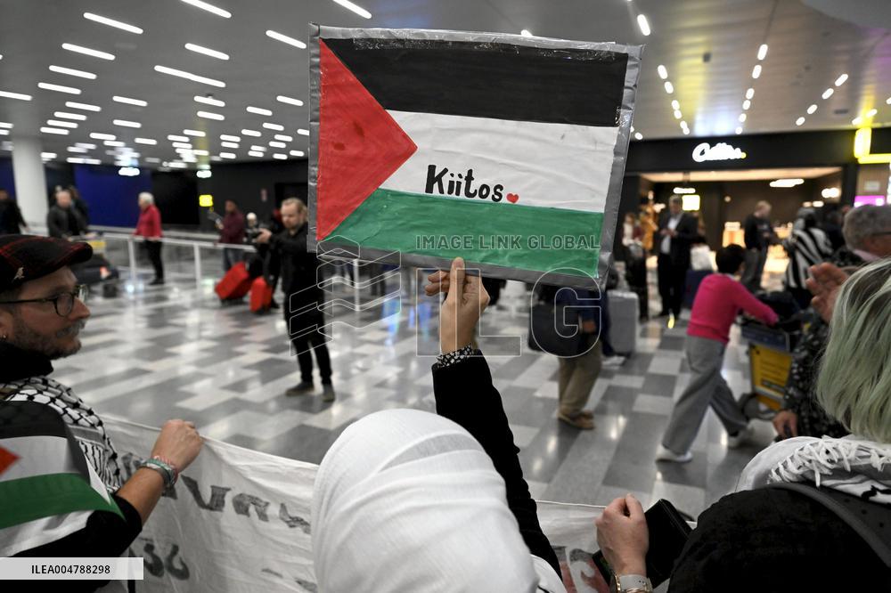 FINLAND - ISRAEL - PALESTINIANS - CONFLICT - DIPLOMACY - AID - FLOTILLA