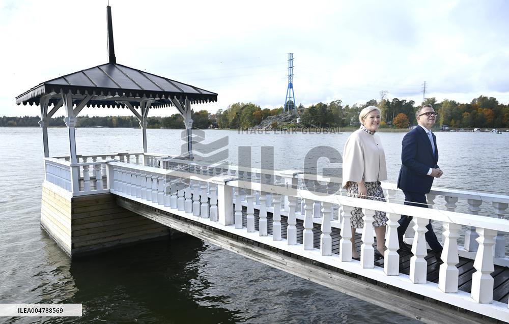 Islannin presidenttipari valtiovierailulla Suomessa