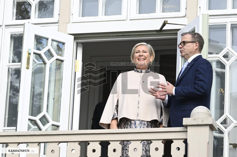 Islannin presidenttipari valtiovierailulla Suomessa