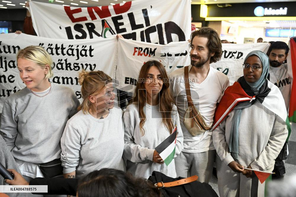 FINLAND - ISRAEL - PALESTINIANS - CONFLICT - DIPLOMACY - AID - FLOTILLA