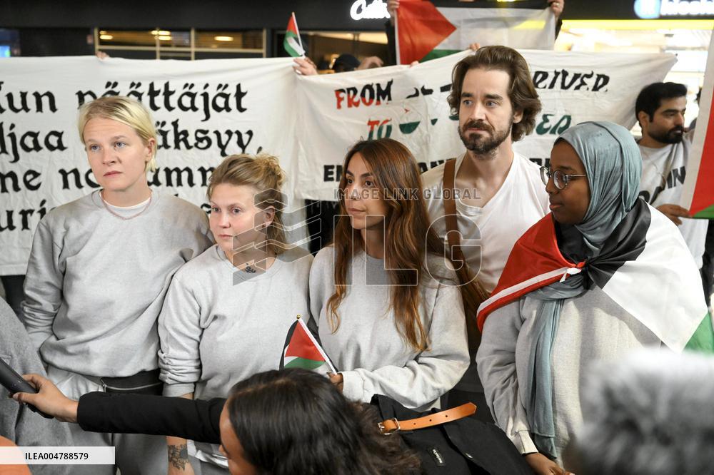 FINLAND - ISRAEL - PALESTINIANS - CONFLICT - DIPLOMACY - AID - FLOTILLA