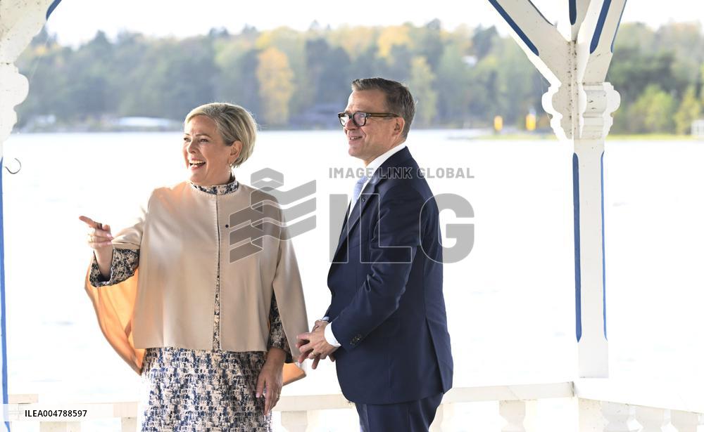 Islannin presidenttipari valtiovierailulla Suomessa